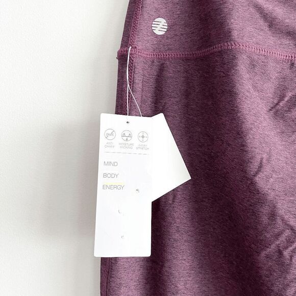 Z By Zella Women's Leggings High Waist Stretchable Burgundy Fig Size Small NWT - Picture 10 of 10
